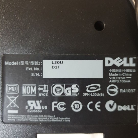 Clavier Dell USB