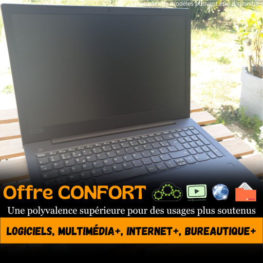 PC PORTABLE Windows 11 – offre CONFORT - Réactivité accrue pour vos usages quotidiens
